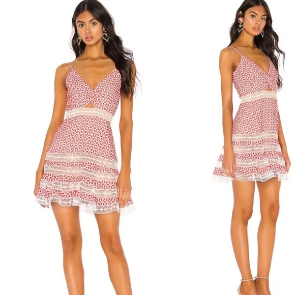 BARDOT Camille twist-front eyelet dress worn once - Picture 4 of 11